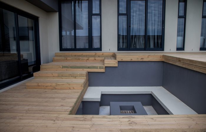 Custom boma designed and installed by Geani Gold in South Africs
